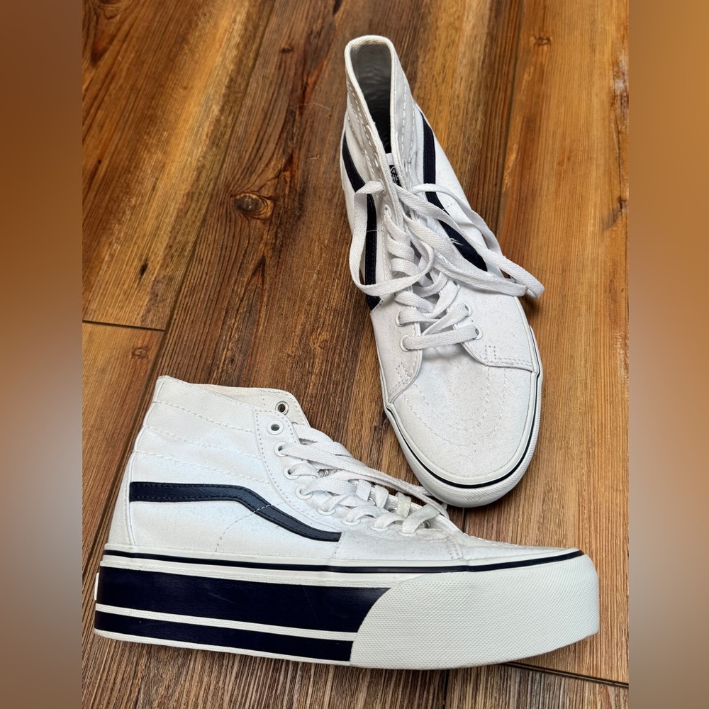 Platform vans size 9